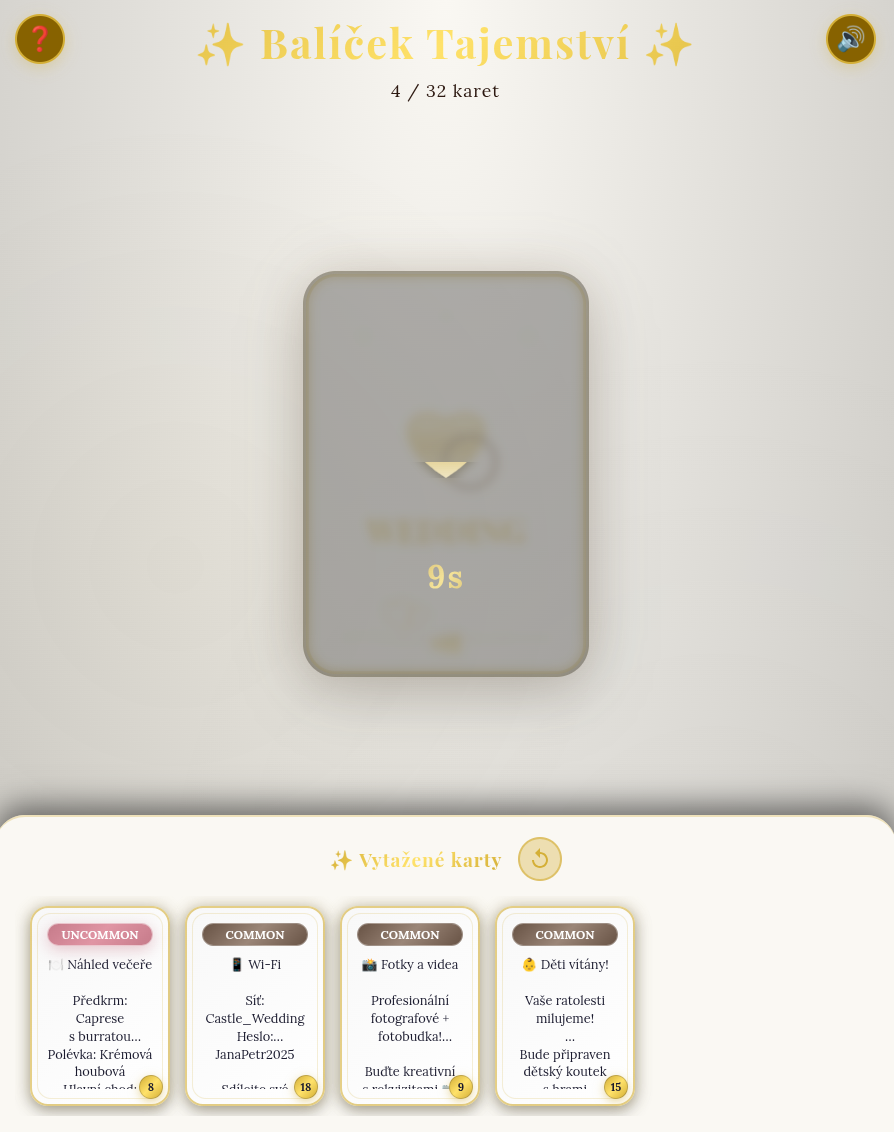 Interaktivní cooldown animace